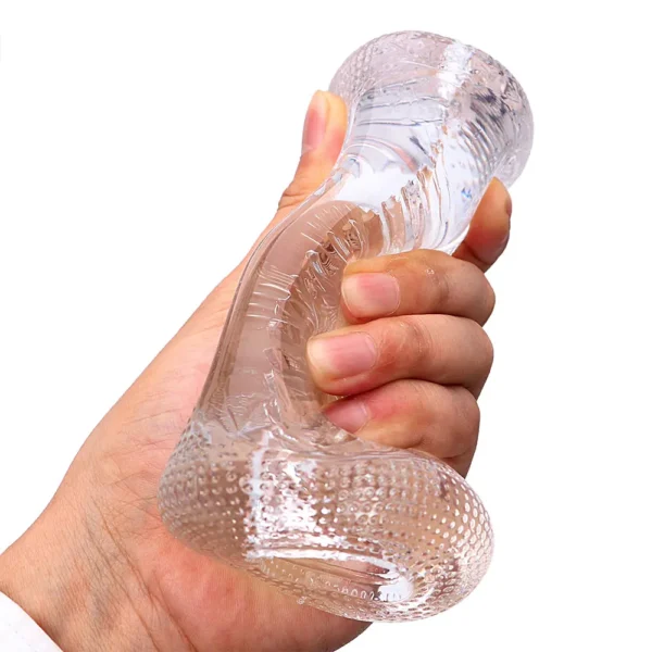 13cm Transparent Vaginal Sex Toy for Men 18 Plus Male Masturbator Realistic Vagina Real Pussy Penis Enlargement Exerciser Erotic - Image 3