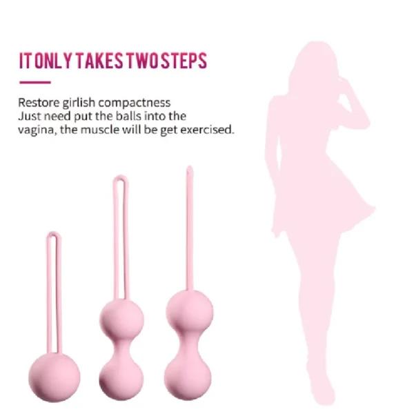 Set Safe Smart Ball Kegel Ball Ben Wa Ball Vagina Tighten Exercise Machine Vaginal Geisha Ball Sex Toys for Women - Image 5