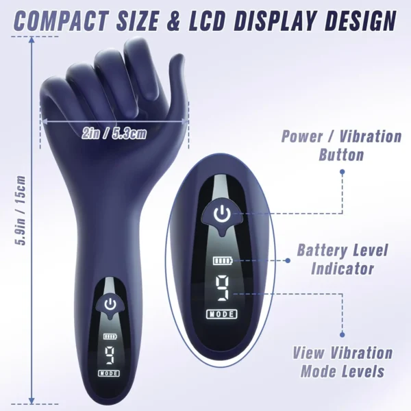 Adult Toys Sex Glans Trainer Penis Massage Male Masturbator Vibrating Glans Vibrator Sex Toys for Men Lasting Delay Endurance - Image 2