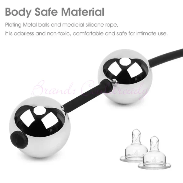 Metal Geisha Balls Vaginal Balls Kegel Ball Ben Wa Ball Anal Beads Vagina Tighten Exercise Anal Plug Sex Toy for Women Sex Shop - Image 4