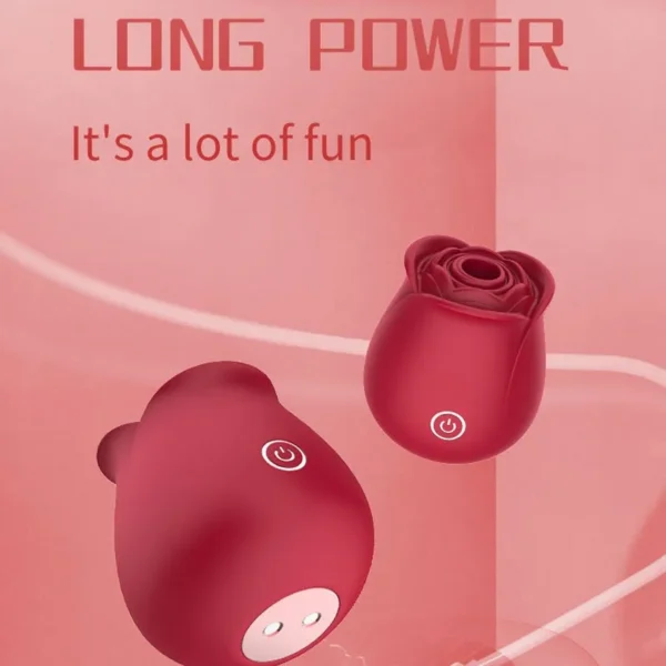 Rose Sucking Vibrator Vagina Intimate Good Nipple Sucker Oral Licking Clitoris Stimulation Powerful Sex Toys For Women 18+ - Image 2
