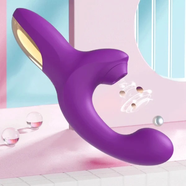 20 Speeds Powerful Dildo Vibrator for Women Clit Sucker Vacuum Clitoris Stimulator Adults Goods Finger Wiggling Adults Sex Toy - Image 2