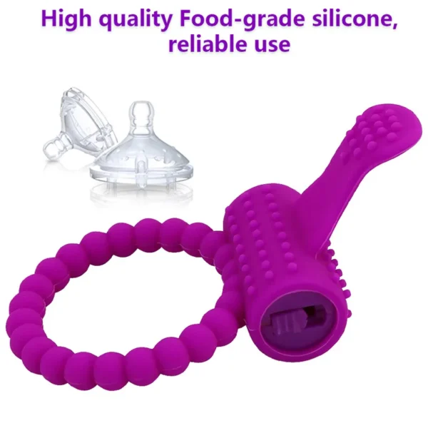 Penis Ring Vibrator Sex Toys For Men Masturbators Adults Vibrator For Women Couples Chastity Cage Erotic Accessories Sex Shop - Image 3