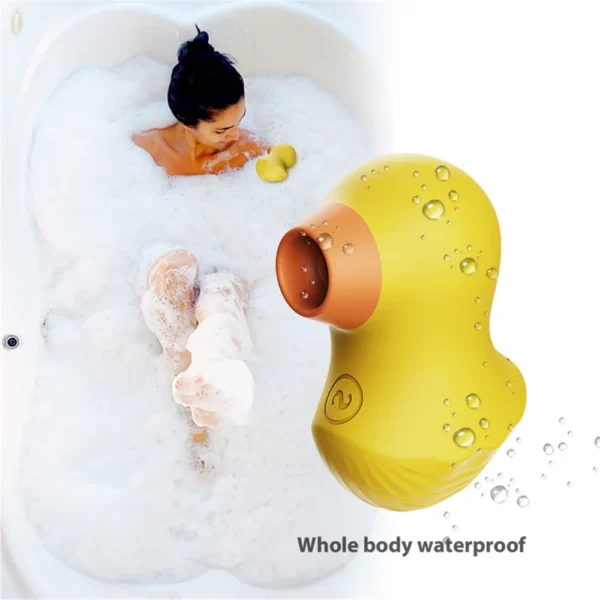 Behind its innocent toy look, this little yellow duck hides a concentrate of pleasure: targeted vibrations, clitoral stimulation and gentle suction for intimate moments as surprising as they are intoxicating. - Image 3