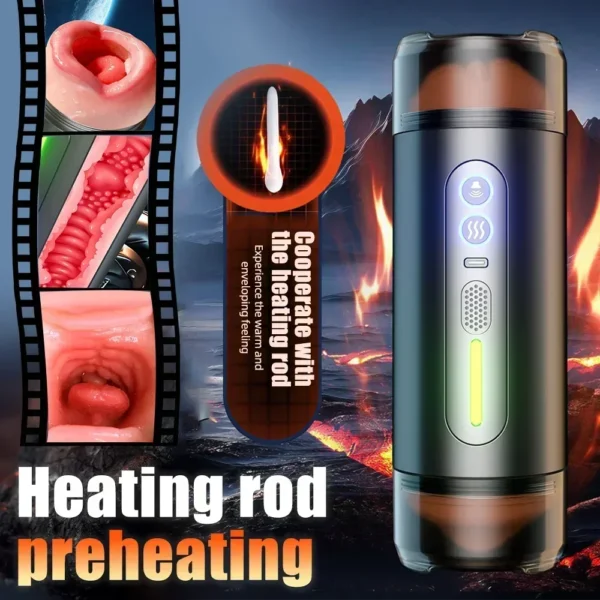 Male Masturbator Toys Automatic Masturbation Cup For Men Deep Throat Realistic Oral Vagina Suction Blowjob Vibrating Sex Machine - Image 5