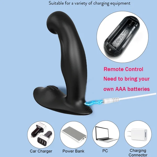 Sex Toys Masturbation Tools for Gay Sexo Vibration Prostate Massager Anal Plug Men Butt Plug Remote Control Adult Products - Image 6