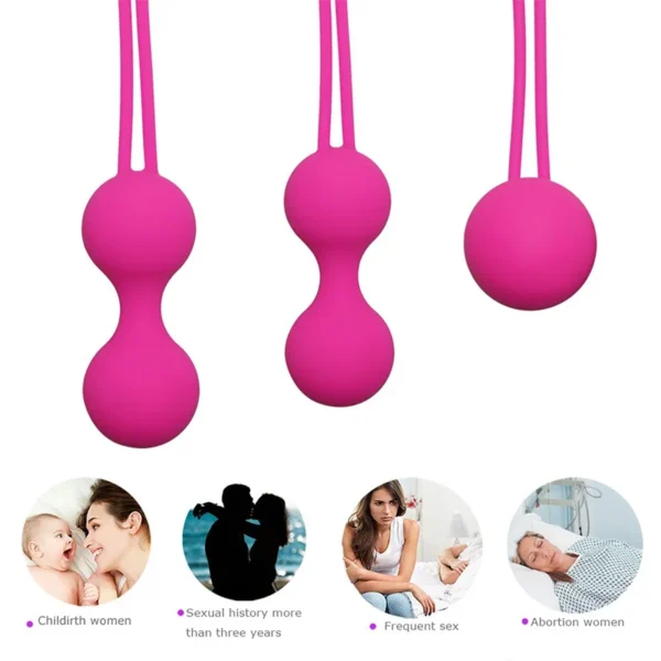 Kegel Vagina Balls Tighten Vagina Muscle Balls Kegel Trainer for Women Pelvic Floor Muscles Strengthen Adult Silicone Sex Toys - Image 4