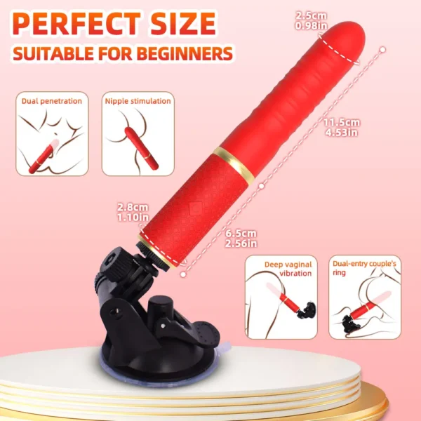 Sex Machine Thrusting Dildo Vibrator Adult Sex Toys for Women Men G Spot Clitoral Anal Play Big Suction Cup Anal Toys for Couple - Image 4