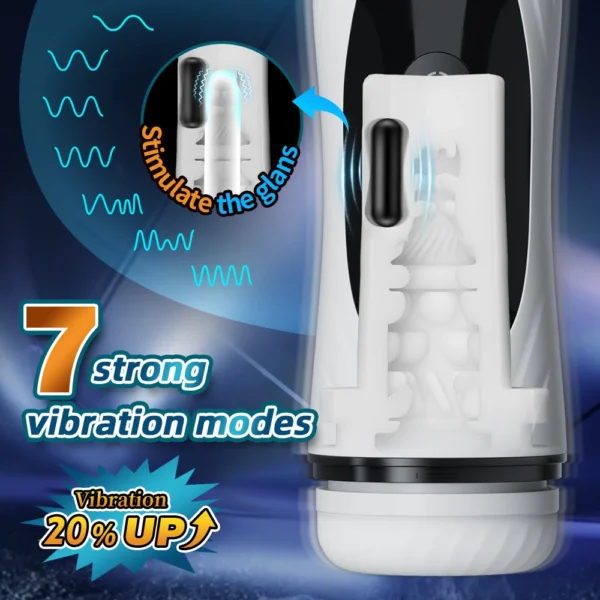 4IN1 Automatic Sucking Thrusting Male Masturbator Blowjob Vibration Masturbation Cup Vagina Massage Pussy Sex Toys Adult for Men - Image 5