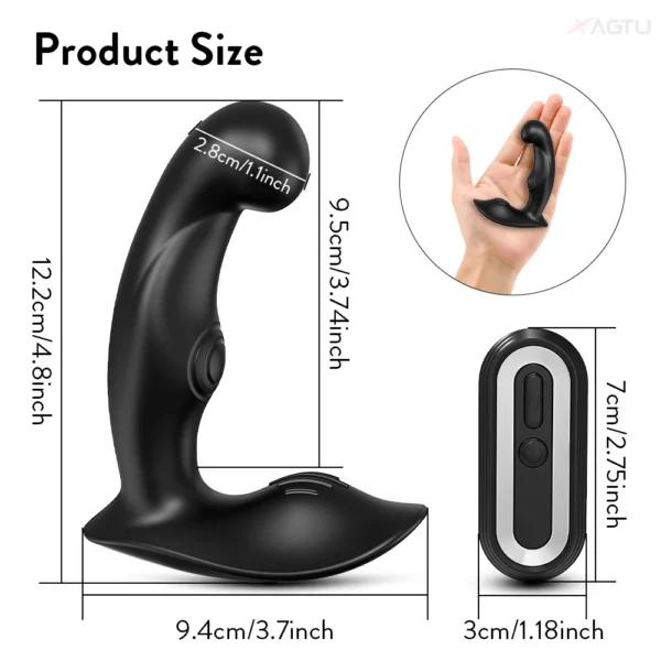 Sex Toys Masturbation Tools for Gay Sexo Vibration Prostate Massager Anal Plug Men Butt Plug Remote Control Adult Products - Image 2