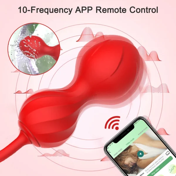 Wireless App Vagina Balls Vibrator for Women Tighten Vagina Muscle Trainer Kegel Ball Egg Intimate Sex Toys for Adults 18 Couple - Image 2
