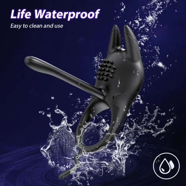 Vibrating Penis Ring for Men Delay Ejaculation Cock Ring Male Penis Massager Clitoral G Spot Stimulation Sex Toys for Couples - Image 6