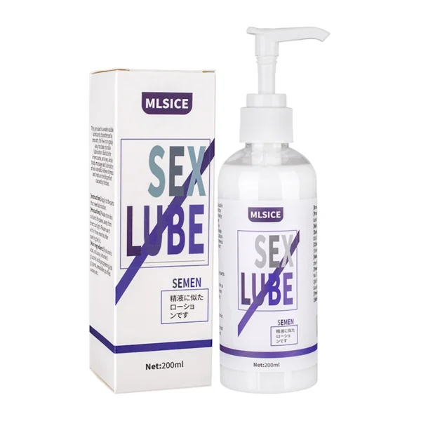 Lubricant for Sex Water-based Semen Gel Women Anal Lubrication Vagina Toys Lube Adult Product Couple Intimate Massage Oil 200ML - Image 2