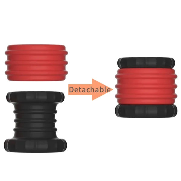 Scrotal testis Penis Ring Silicone Cock Ring Bdsm Sex Toys for Adult Male Gay Chastity Belt Lasting Sex Shop Delay Ejaculation - Image 2