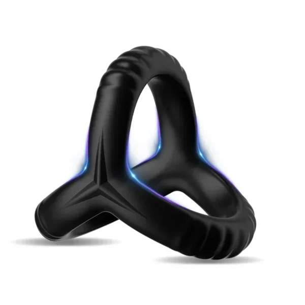 Penis Ring Reusable Silicone Semen Cock Ring Penis Enlargement Delayed Ejaculation Sex Toys For Men - Image 2