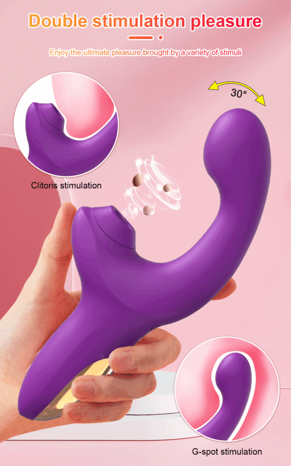 20 Speeds Powerful Dildo Vibrator for Women Clit Sucker Vacuum Clitoris Stimulator Adults Goods Finger Wiggling Adults Sex Toy - Image 13