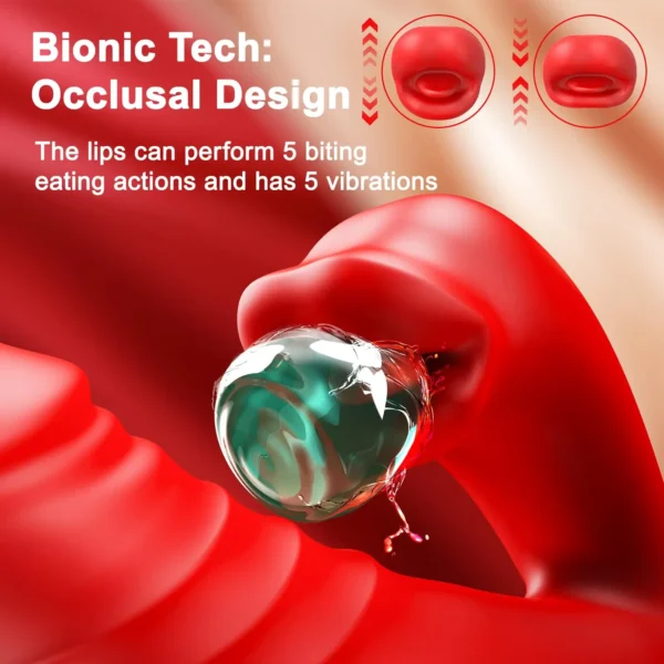 4 In 1 Tongue Licking Dildo Vibrators G Spot Thrusting Clitoral Stimulator Vagina Massager Mastrubation Adult Sex Toys for Women - Image 3