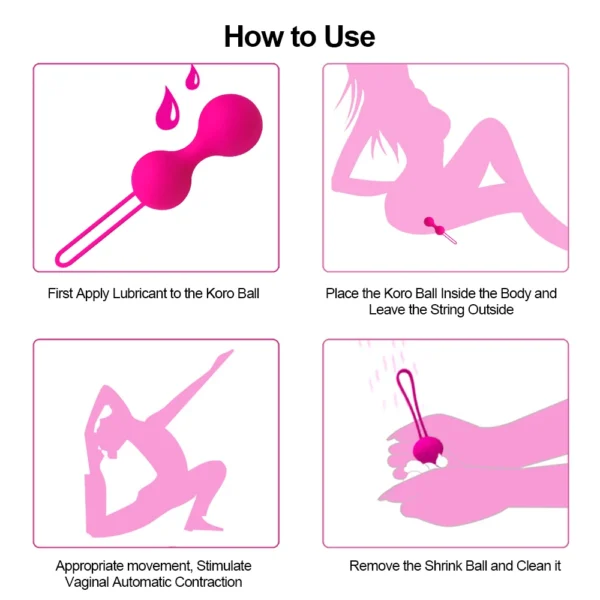 Anal Beads Vaginal Ball Sex Toys for Women Smart Geisha Kegel Ball Simulator Vagina Chinese Ben Wa Ball Tightening Exerciser 18+ - Image 5