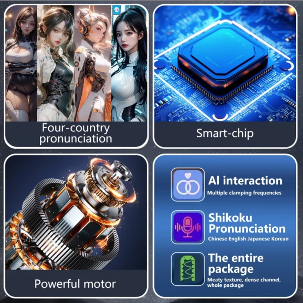 5 in 1 Male Masturbation Cup App Control Telescopic Real Oral Vagina Suction Vibrator Sucking Blowjob Machine Sex Toys For Men - Image 4