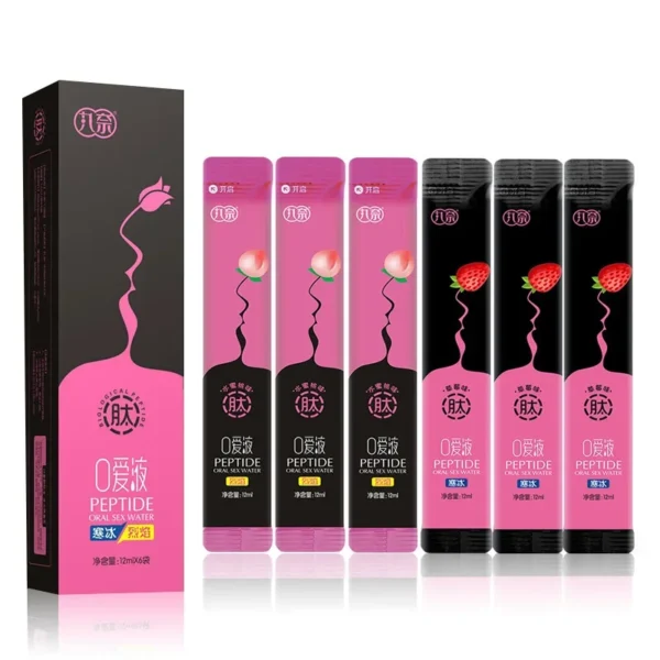 New Oral Water Blowjob Liquid Edible Lubricant Flavor Flirt Exciting Lubricants Strawberry Peach Sex Toys For Women Men Couples - Image 4