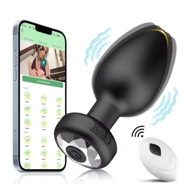 Prostate Massager Vibrator Wireless Bluetooth Men Female Butt Plug Male Anal Vibrating Ass Sex Toys for Adults Women Gay