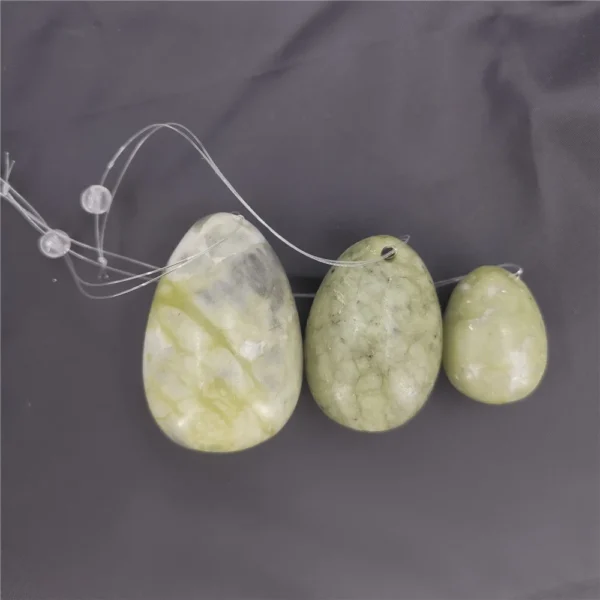 Natural Jade Egg Kegel Women Pelvic Floor Muscle Kegel Exercise Yoni Egg Massage ball Tightening Vaginal Ben Wa Ball Kegel Egg - Image 2