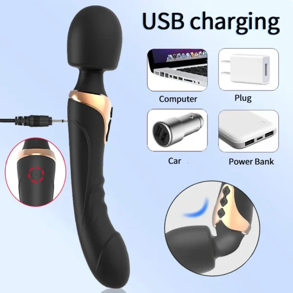 20 Speeds Vibrator for Women dildo powerful AV Massage Stick G Spot Vagina female Masturbator Clitoris vibradror adult sex toys - Image 3