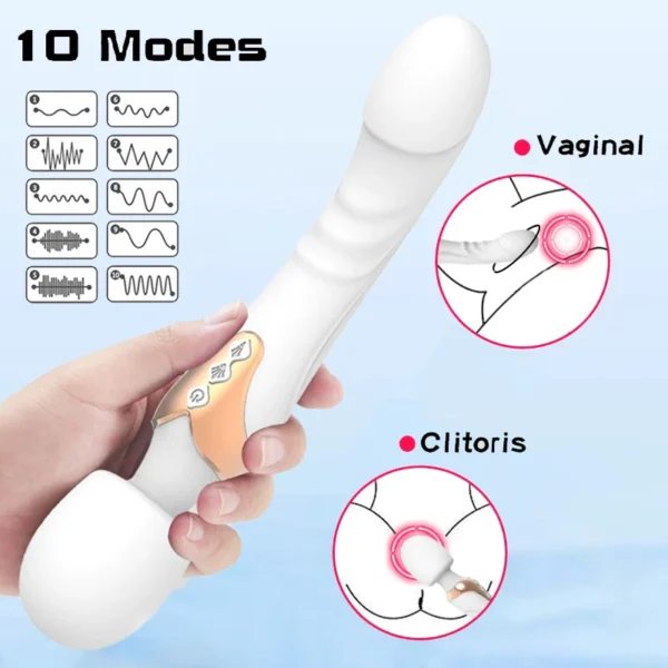 20 Speeds Vibrator for Women dildo powerful AV Massage Stick G Spot Vagina female Masturbator Clitoris vibradror adult sex toys - Image 2