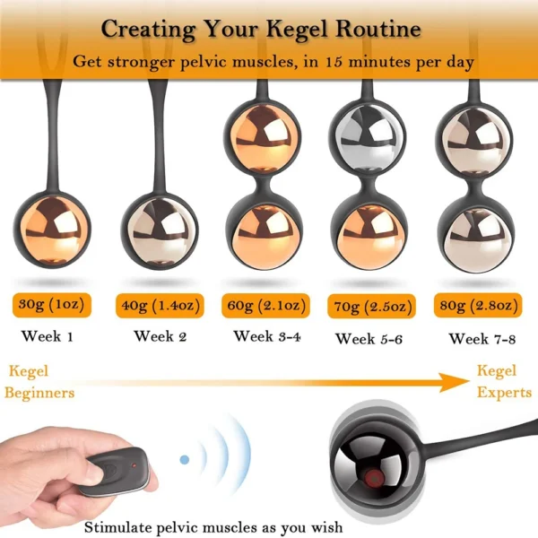 Vibrator Kegel Balls Vibrating Egg Sex Toys for Woman Remote Control Vaginal Tight Exercise Ben Wa Geisha Muscle Shrink Sex Shop - Image 2