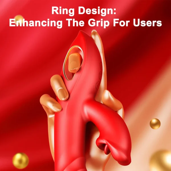 4 In 1 Tongue Licking Dildo Vibrators G Spot Thrusting Clitoral Stimulator Vagina Massager Mastrubation Adult Sex Toys for Women - Image 5