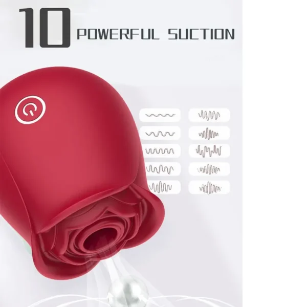 Rose Sucking Vibrator Vagina Intimate Good Nipple Sucker Oral Licking Clitoris Stimulation Powerful Sex Toys For Women 18+ - Image 5