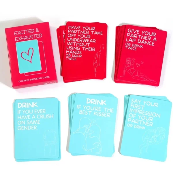 Drunk Couples Drinking Game Card So For Couple Hen Night Oral Party Games Date Board Deck Bedroom WHAT AM I DRINK IF YOU HAVE - Image 3