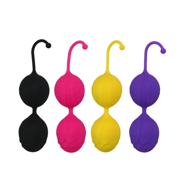 Silicone kegel Balls Hardening Vagina Balls Pelvic Sports Floor Ben Wa Geisha Muscle Contraction Adult Toys For Women rose sex - Image 2