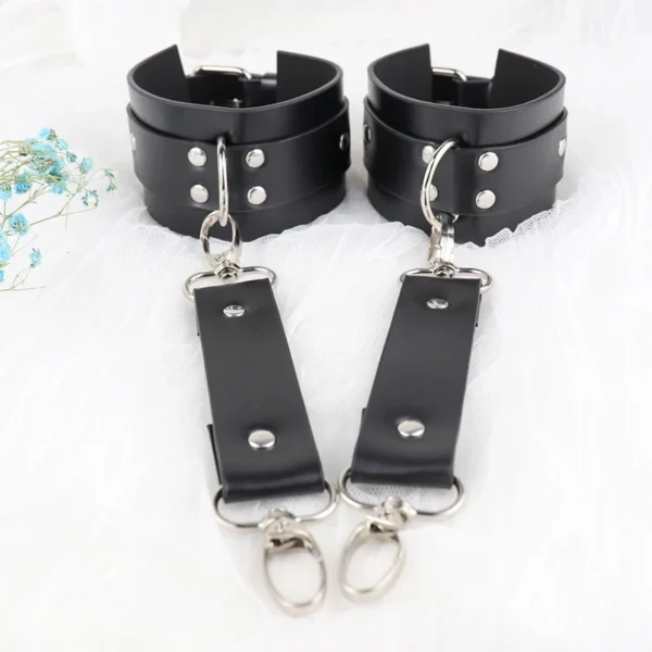 Sexy Lingerie Fetish Rave Bdsm Bondage Garter Belt Sex Clothes Hot Erotic Babydoll Porno Underwear Women PU Leather Body Harness - Image 4