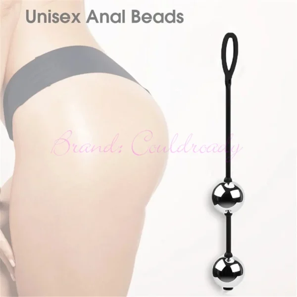 3 Size Metal Anal Beads Butt Plug Silicone Rope Ben Wa Geisha Balls Weighted Vaginal Kegel Exerciser Erotic Sex Toys for Woman - Image 4