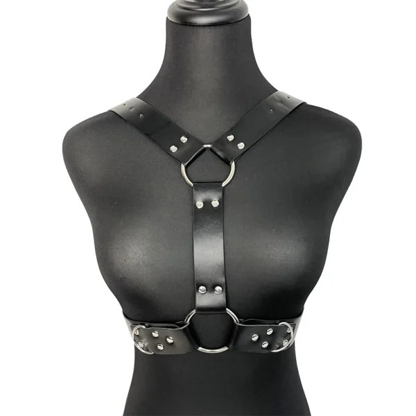 Sexy Chest Harness Leather Lingerie Erotic Body Harness Women Mature Suspenders Garter Belt Bdsm Harness Fetish Underwear Bondag - Image 3