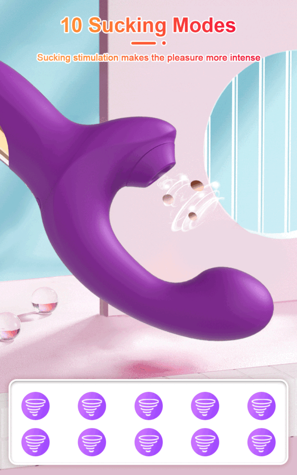 20 Speeds Powerful Dildo Vibrator for Women Clit Sucker Vacuum Clitoris Stimulator Adults Goods Finger Wiggling Adults Sex Toy - Image 11