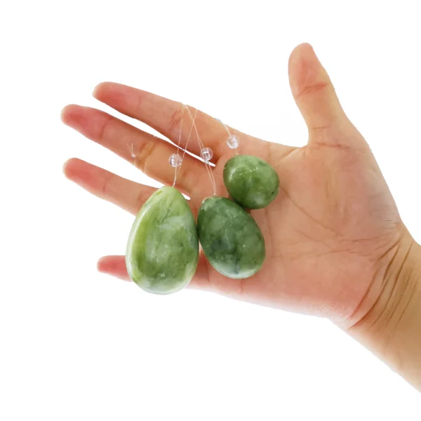 Natural Jade Egg Kegel Women Pelvic Floor Muscle Kegel Exercise Yoni Egg Massage ball Tightening Vaginal Ben Wa Ball Kegel Egg - Image 5