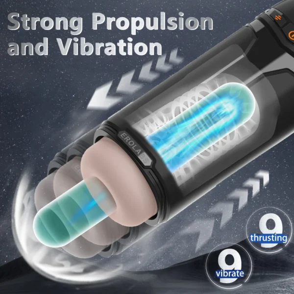 5 in 1 Male Masturbation Cup App Control Telescopic Real Oral Vagina Suction Vibrator Sucking Blowjob Machine Sex Toys For Men - Image 2