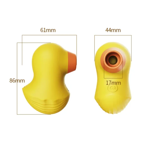 Behind its innocent toy look, this little yellow duck hides a concentrate of pleasure: targeted vibrations, clitoral stimulation and gentle suction for intimate moments as surprising as they are intoxicating. - Image 6